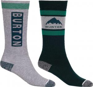 Носки Burton унисекс для детей, выходные, средней плотности, 2 пары, Deep Emerald