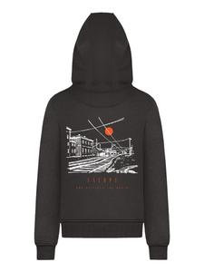 Толстовка F4NT4STIC Escape Discover the World Town Train Station, черный