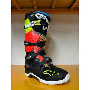 ALPINESTARS PROTECTS Star Off-Road Boots TechT7s для мотоцикла, подъема, спуска и скольжения, шина для велосипеда, трейл-рейсинг, тяговые ботинки для мужчин и женщин, желтый оранжевый, универсальная подошва, размер 40.5