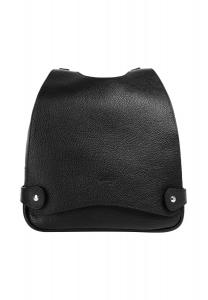 Рюкзак из натуральной кожи, производство Италия Cluty, черный