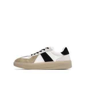 Lee Cooper Скользоустойчивые, износостойкие, легкие, дышащие мужские скейтерские кеды лоу-топ цвета хаки, цвет Khaki