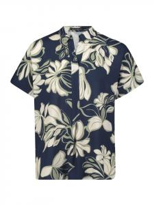 Блузка без застежки с воротником темно-синего/зеленого цвета Betty Barclay