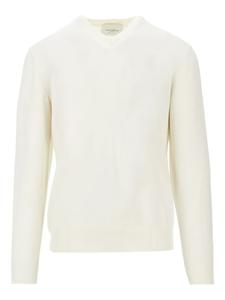 Свитер с V-образным вырезом Ballantyne, белый