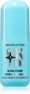 Увлажняющая сыворотка с гиалуроновой кислотой Happy Hydrat Ultra Plump, интенсивно увлажняющая сыворотка Revolution Skincare, 30 мл