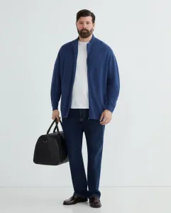 Кардиган на молнии для мужчин больших размеров Dustin, синий