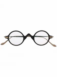 Очки в круглой оправе черепаховой расцветки Matsuda, черный