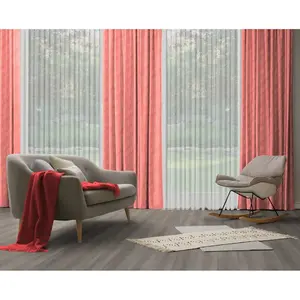 Штора Argentinian Criolla Light Многофункциональная лента 1 шт., из 100% органического хлопка Adam, красный