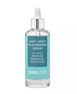 Roots Of Health Hair + Сыворотка для омоложения кожи головы, 3,38 унции Purecode