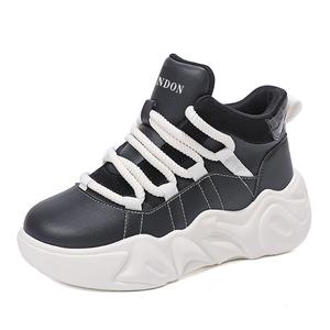 JINDUN Женские низкие кэжуал кеды черные, цвет Black