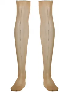 Чулки со стрелками Maison Close, нейтральный