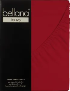 Простыня на резинке Bellana Jersey 140-160 x 200 см, цвет рубиновый, 120 г/м², 100% хлопок Traumschloss