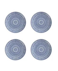 Тарелки-Купе Casablanca, набор из 4 шт. Fortessa, blue