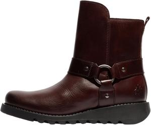 Женские современные модные ботинки FLY London, Wine