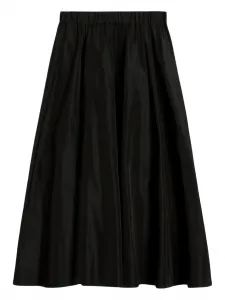 Юбка миди с эластичным поясом Aspesi, черный