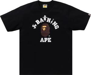 Футболка BAPE Ninja College 'Black', черный
