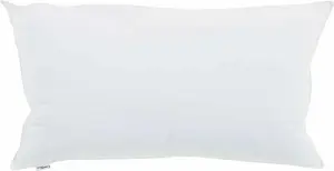 Подушка с 2 подушками, белая, 40 x 80 см, хлопок vidaXL