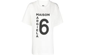 MM6 Maison Margiela Футболка женская белая
