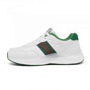 Swinsger Амортизирующие дышащие легкие низкие кеды унисекс бело-зеленые, цвет White Green