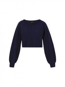 Женский свитер темно-синего цвета DreiMaster