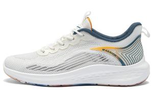 Воин Низкие Повседневные Кроссовки Мужские Бело-Серые, Бело-Оранжевые