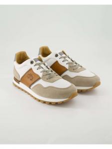 Кроссовки на шнуровке La Martina, бежевый