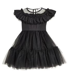 Платье из тюля abito con gala Monnalisa, черный