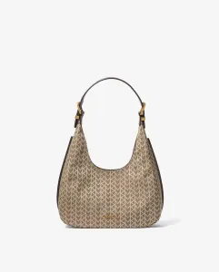 Сумка через плечо хобо Нолита с принтом Michael Michael Kors, серо-коричневый