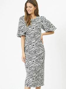 Миди платье cocouture Zion, Black/Off white