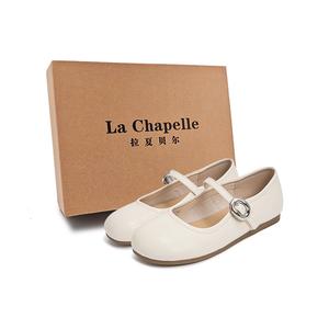 La Chapelle Туфли Мэри Джейн на плоской подошве 1,1 см, женские, бежевые