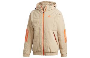 Adidas Пуховик мужской луговой коричневый, Grassland Brown