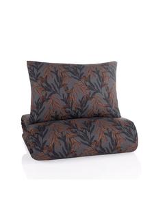 Постельное белье Midnight антрацитового цвета Traumschlaf, 135 x 200 + 80 x 80 см