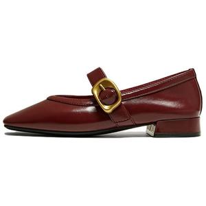 BASTO Мэри Джейн туфли женские бордовые, цвет Burgundy