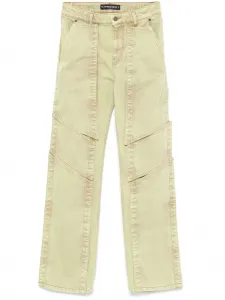 Прямые джинсы со вставками Y/Project, зеленый