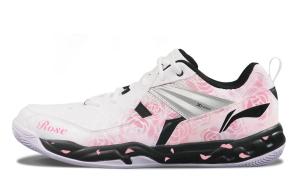 LINING Лининг Коба противоскользящие, износостойкие, дышащие низкие бадминтонные кроссовки мужские розовые, цвет Pink