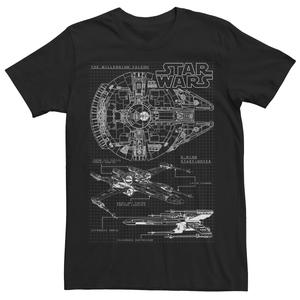 Мужская футболка Rebel Schematic Grid Star Wars
