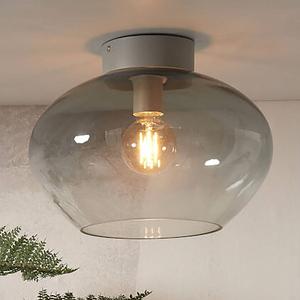 Потолочный светильник it's about RoMi Bologna, дымчатое стекло - 1 пламя - серое