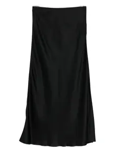 Драпированная миди-юбка Malo, черный