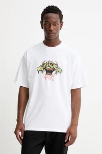 Хлопковая футболка Vans, белый