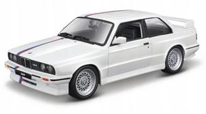 BMW M3 E30 1988 1:24 белая модель Bburago 18-21100