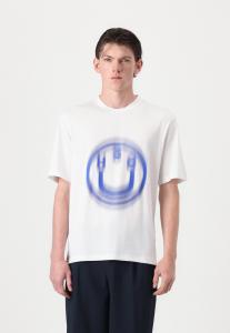 Футболка с принтом NALAX HUGO, белый