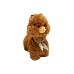 Игрушка декоративная Lucky Alpacas в виде галстука, милая плюшевая кукла, высота 22см/35см/45см Click, коричневый