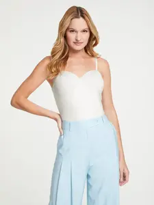 Топ-рубашка Heine, кремовый