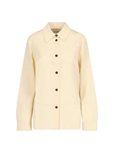 Рубашка из верджинской шерсти цвета айвори Jil Sander, Neutrals