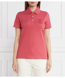 Футболка поло Regular fit Aeronautica Militare, розовый