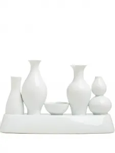 Керамическая ваза shanghai, 25х40х12 см, Polspotten, белый