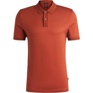 HUGO BOSS Оранжевая поло для мужчин