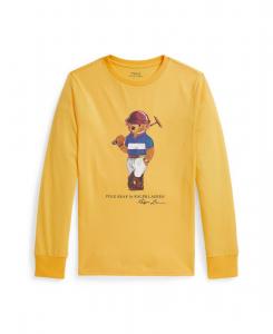 Флисовая толстовка Polo Bear для мальчиков 8-20 лет Polo Ralph Lauren, Bear Chrome Yellow
