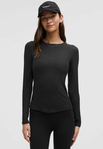 Топ с длинными рукавами HOLD TIGHT lululemon, черный