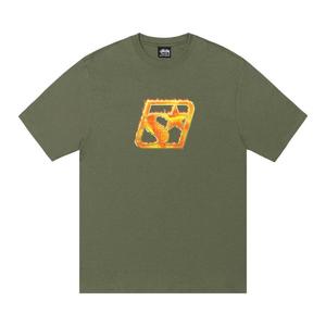 Футболка Stussy Blaze Tee, Olive