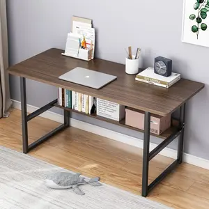 Компьютерный стол Naijia 80 см черный дуб с полкой